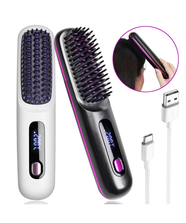 CEPILLO ALISADOR DE PELO PORTATIL