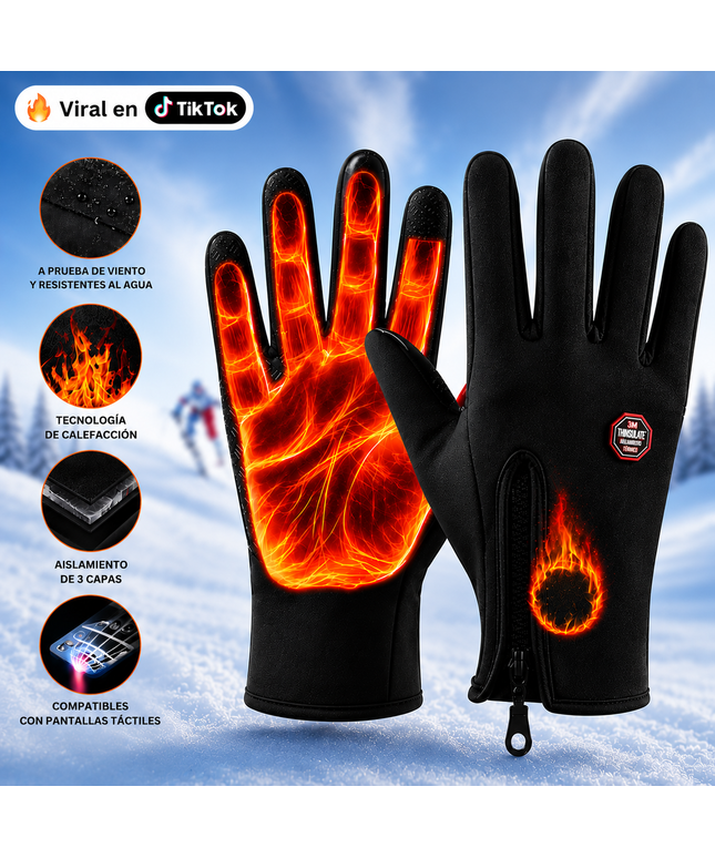 GUANTES TERMICOS TACTILES🧤🔥