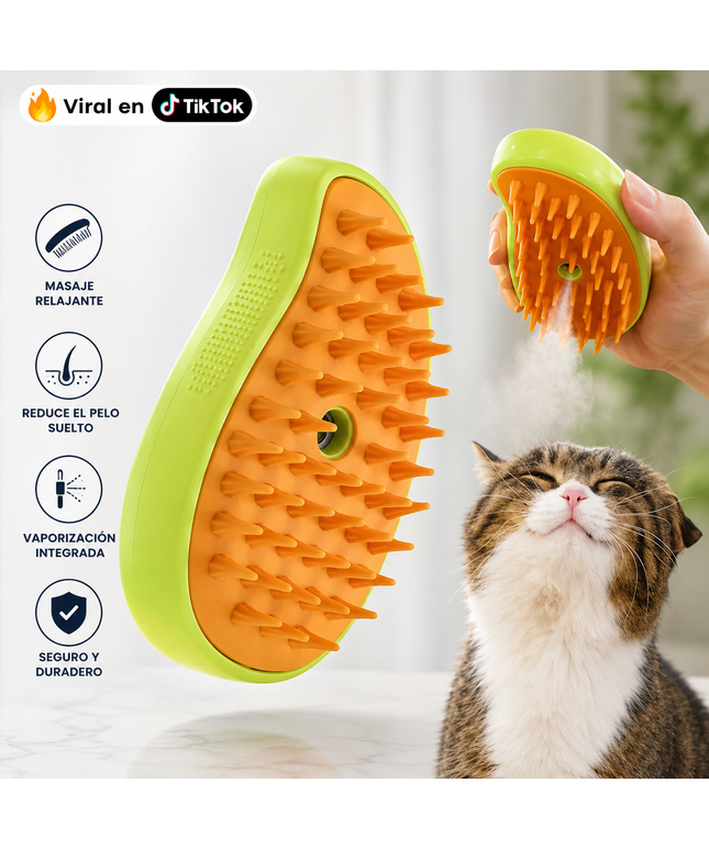 CEPILLO A VAPOR MASCOTA 🐾💨