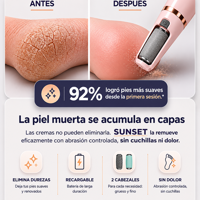 QUITA DUREZAS RECARGABLE