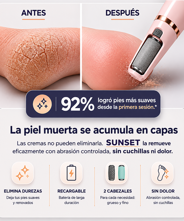 QUITA DUREZAS RECARGABLE