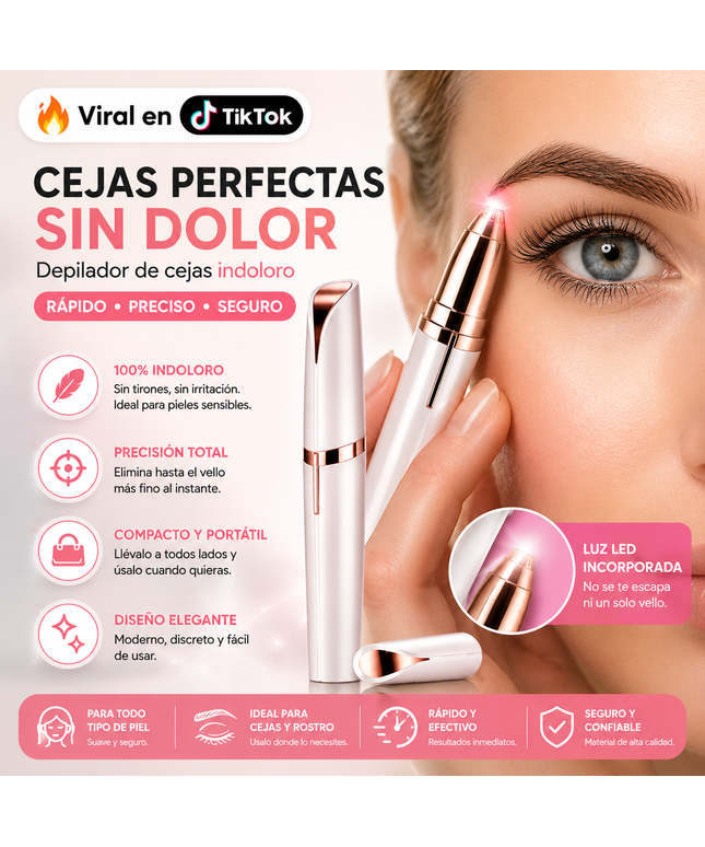 DEPILADOR DE CEJAS INDOLORO