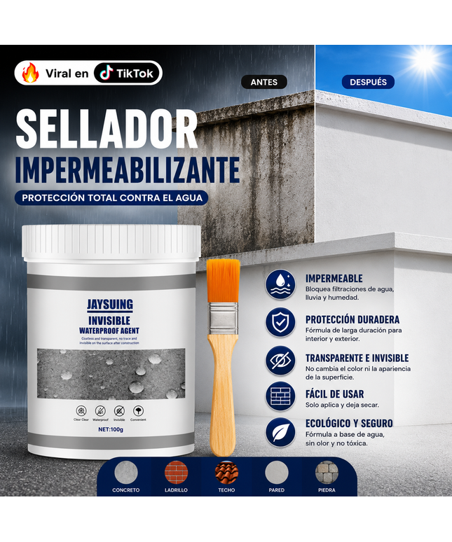 AGENTE SELLADOR IMPERMEABILIZANTE 1L